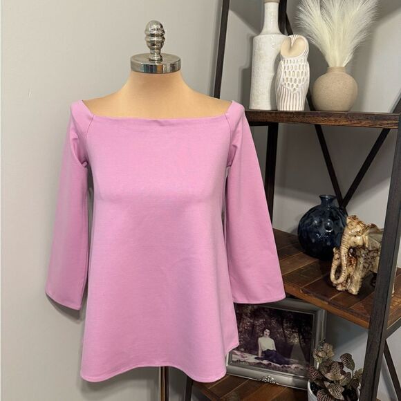 Tuckernuck Lilac Purple Off Shoulder Blouse Women’s SIZE SMALL - Picture 1 of 10
